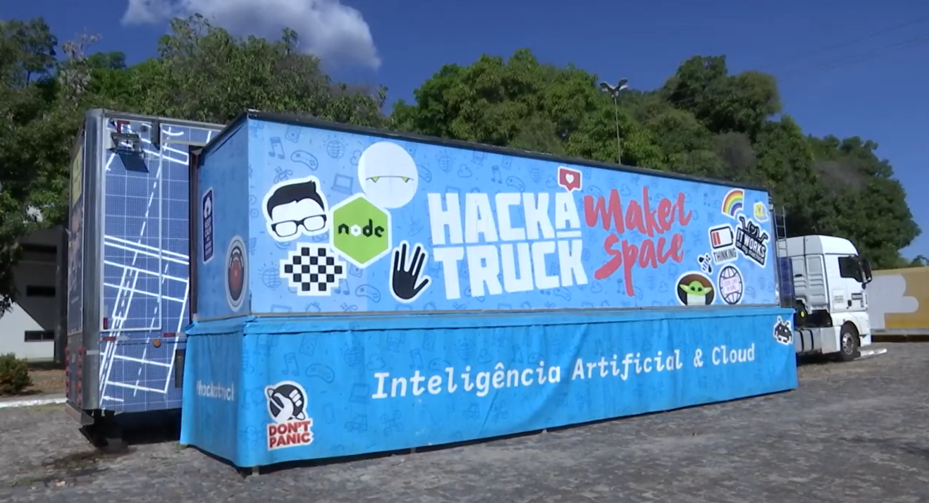 HackaTruck MakerSpace ganha destaque na TV Antares durante passagem pela UFPI